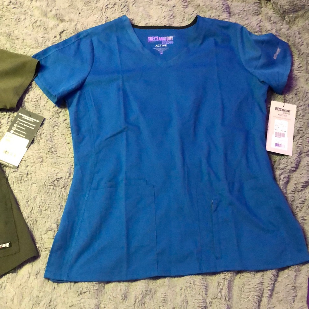 Bought for school, and never wore them. From scrub hub!